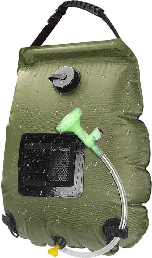 Sonnendusche 20L, ideal für Camping & Outdoor. Tragbare Dusche für schnelle Erfrischung unterwegs.