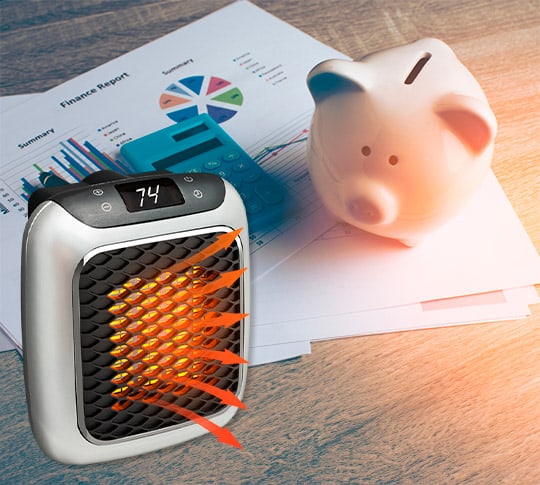 Energiesparende HeatPulse Heizung, ideal für zu Hause. Schnelle Wärme und Kosteneinsparung in jedem Zimmer.
