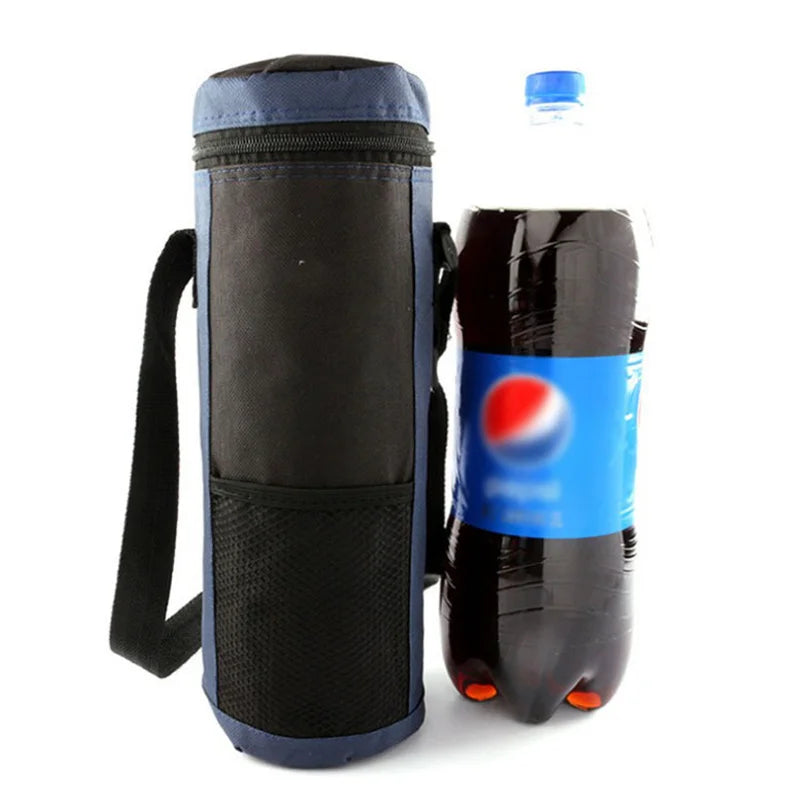 Tragbare isolierte Flaschentasche für Outdoor, Sport & Reisen. Perfekt für Wandern und Camping.