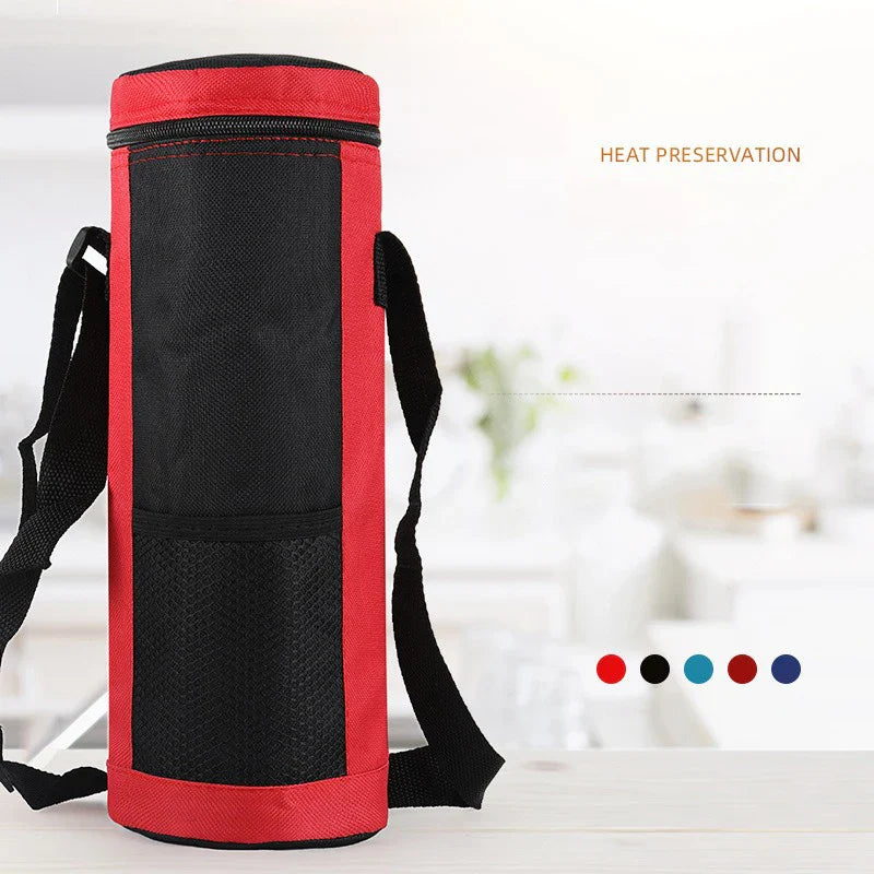 Isolierte Trinkflaschentasche, ideal als Kühltasche für Outdoor, Sport und Camping. Hält Getränke kühl.