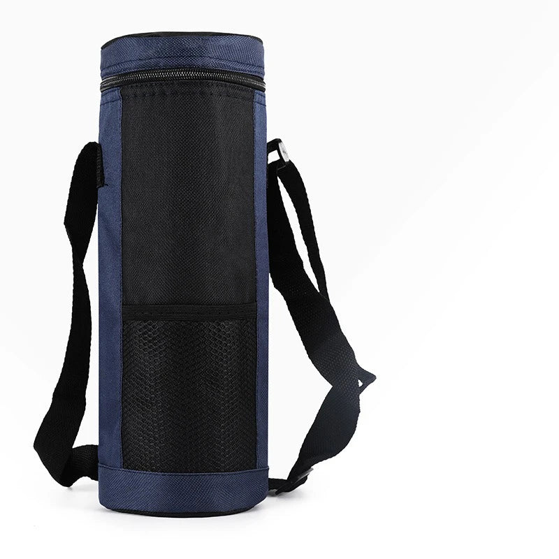 Robuste isolierte Flaschentasche für Outdoor-Sport & Reisen. Langlebige Trinkflaschen-Kühltasche für Camping.