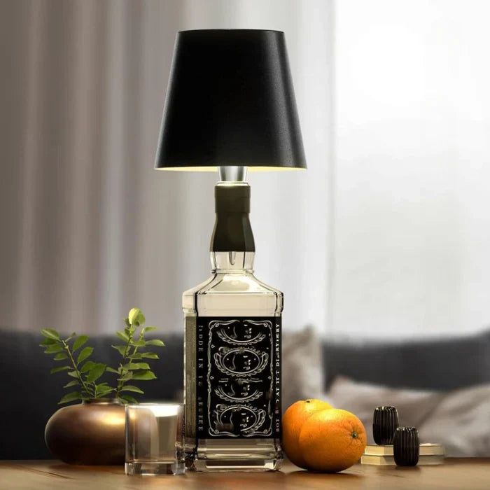 Dimmbare LED Flaschenlampe schafft gemütliches Stimmungslicht für Ihr Zuhause oder Terrasse.