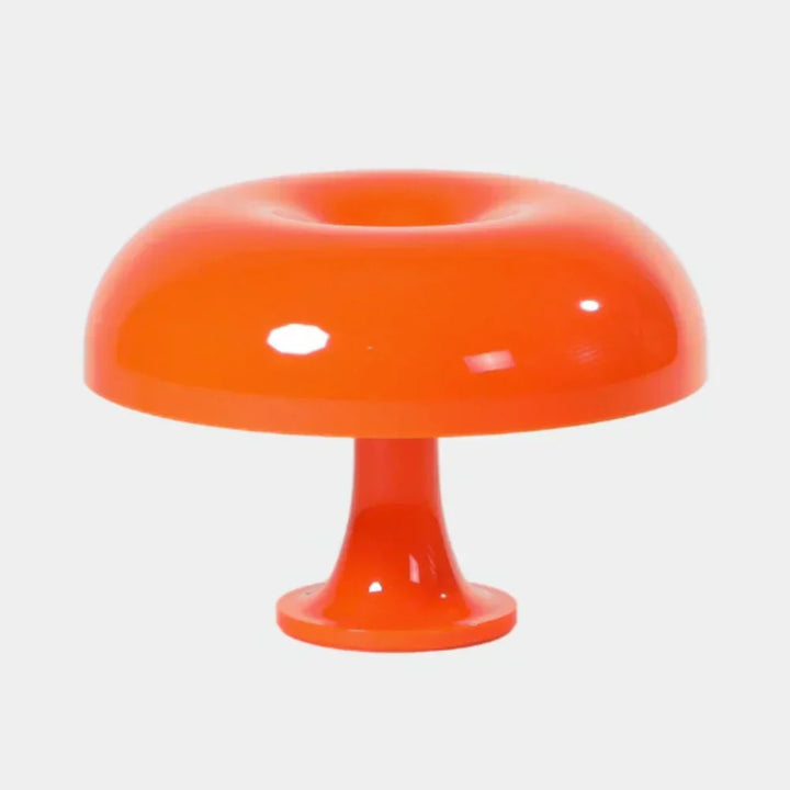 Tragbare LED Pilz-Tischlampe in modernem Design für stimmungsvolle Innenbeleuchtung.