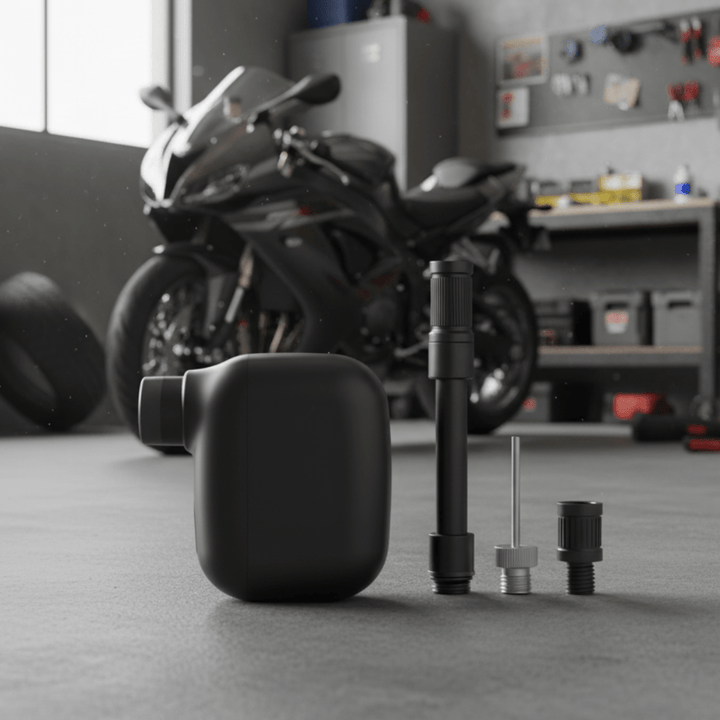 Tragbare USB-C Mini Akku-Fahrradpumpe 100 PSI, perfekt für unterwegs beim Radfahren und Outdoor.