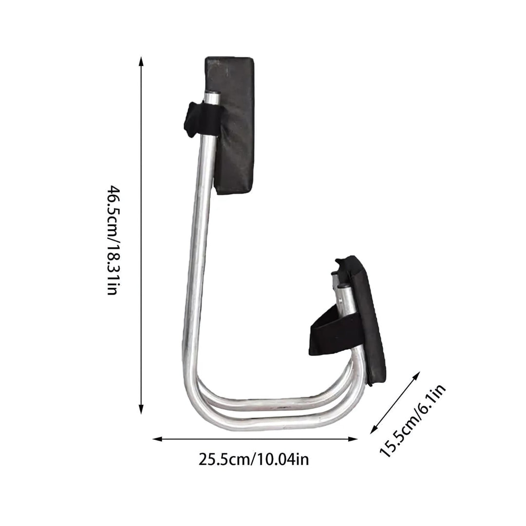 Kompakter, tragbarer Gartenknieschoner & Hocker, ideal für jede Gartenarbeit.