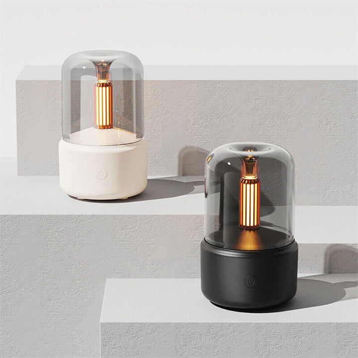Aroma Diffusor & Luftbefeuchter mit Flammeneffekt, ideal für gesunde Raumatmosphäre, Entspannung & bessere Stimmung.