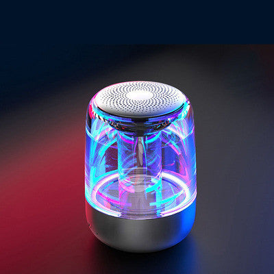 Vielseitiger kabelloser Lautsprecher mit Bluetooth, FM-Radio und LED-Licht, perfekt für Musik und Partys zu Hause.