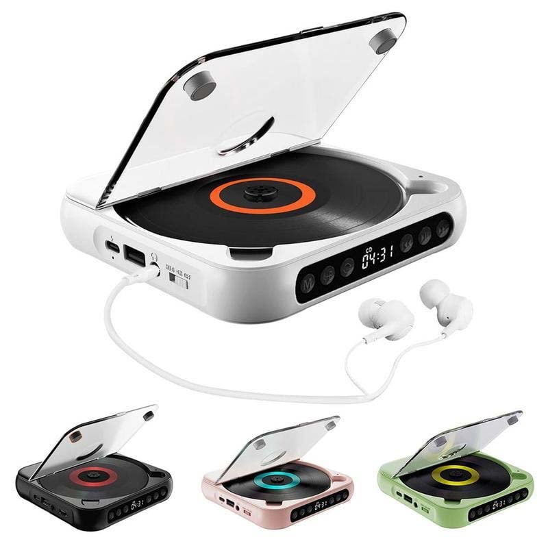 Bluetooth CD-Player für Nostalgie-Momente: Spüre den Retro-Charme & genieße deine CDs kabellos.
