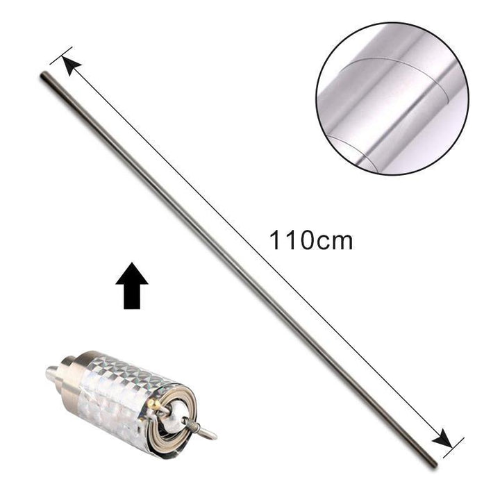 Vielseitiger Metallstab für Selbstverteidigung, Kampfsport und Trickrequisite aus Edelstahl.