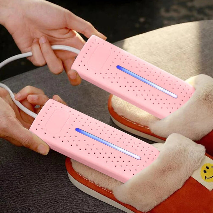 Ultravioletter Schuhtrockner tragbar, ideal zum Desinfizieren und Trocknen von Stiefeln und Sneakers.