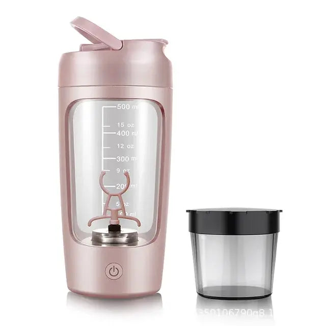 Hochwertiger elektrischer Shaker für cremige Smoothies und Proteinshakes. Dein Fitness Zubehör für jeden Tag.