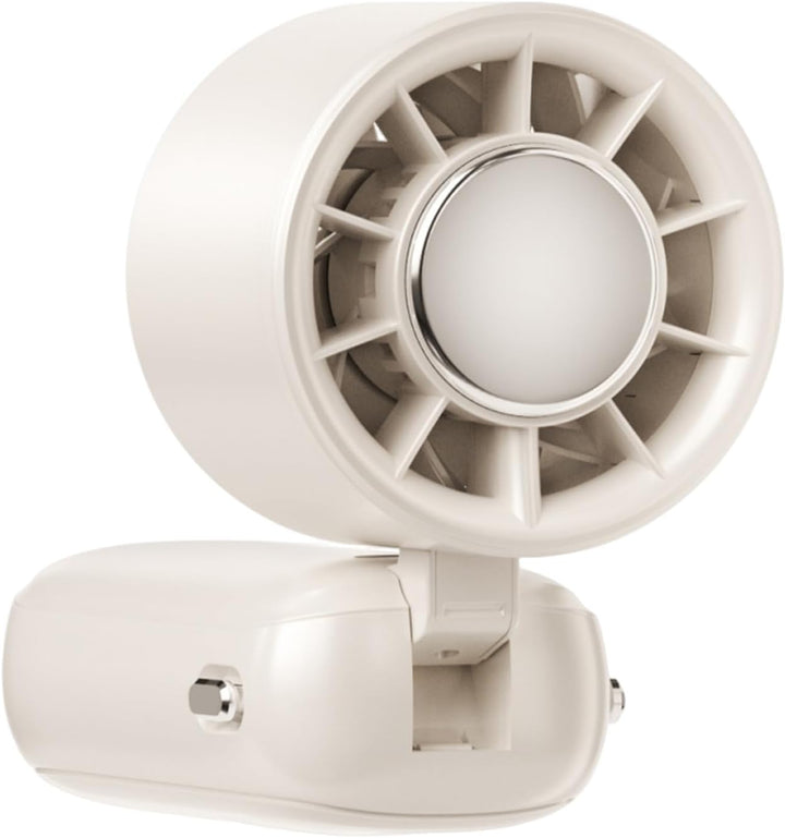 Handventilator mit 100 Geschwindigkeiten, LED-Anzeige und USB-C Ladefunktion – tragbar und faltbar.