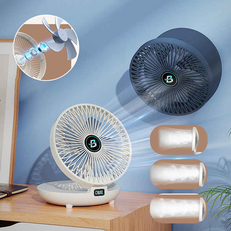 Mini-Ventilator für Zuhause, leistungsstark und leise, sorgt für angenehme Sommer-Kühlung in jedem Raum.