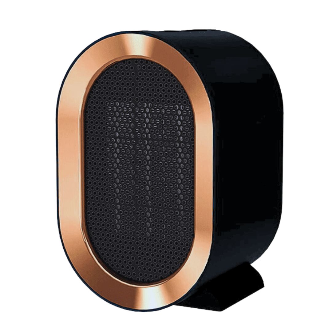 Stilvoller 1200W Keramik-Heizlüfter mit integriertem Filter für saubere, schnelle Wärme; perfekt für Zuhause.