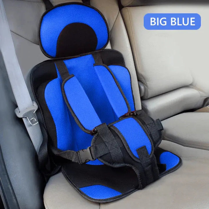 Tragbarer Kindersitz, ideal für Taxi, Mietwagen oder den Zweitwagen.