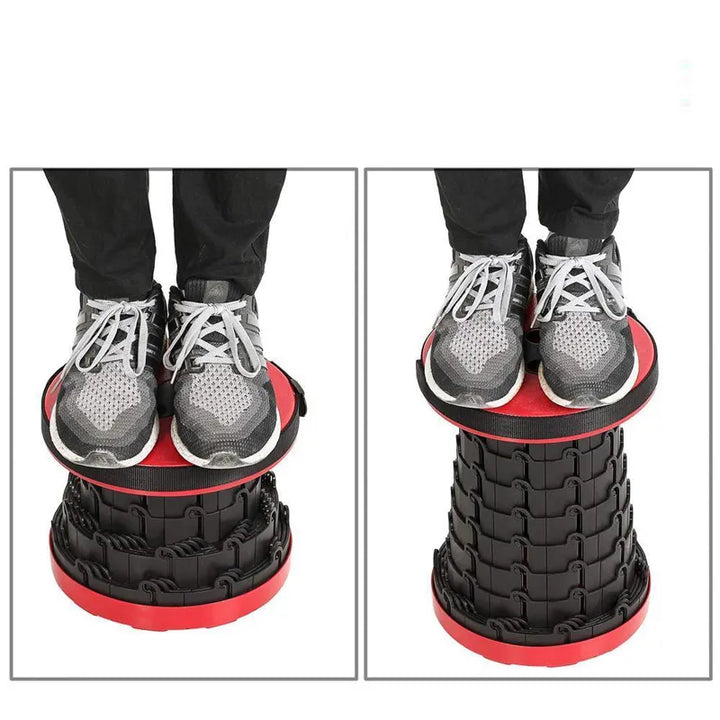 Praktischer Klapphocker in modernem Design für Reisen und Freizeit; extrem leicht & einfach zu transportieren.