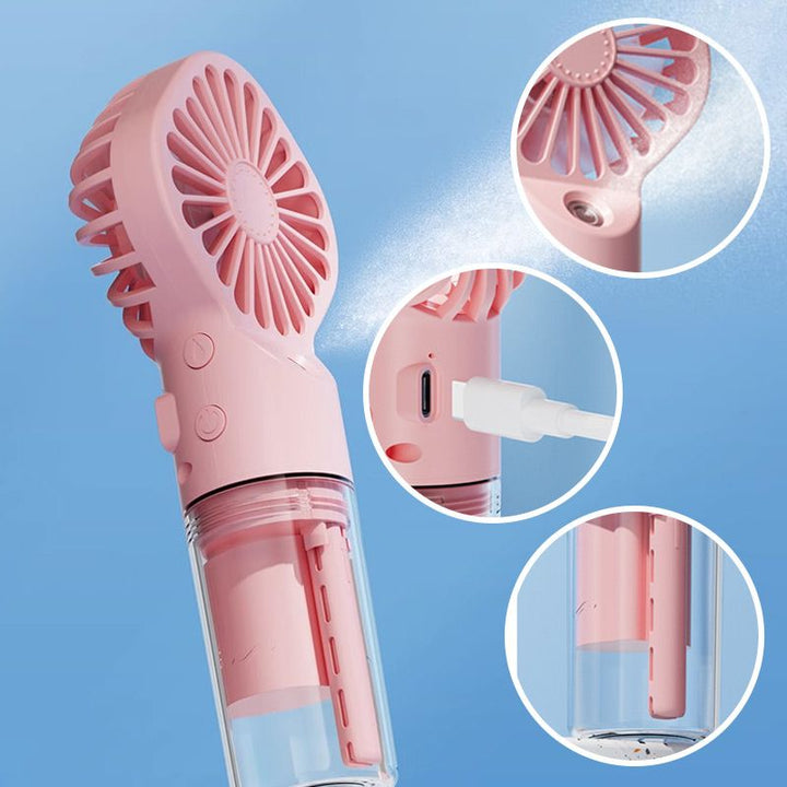 Moderner tragbarer Luftbefeuchter-Ventilator; kühlt & befeuchtet die Luft für angenehmes Raumklima.