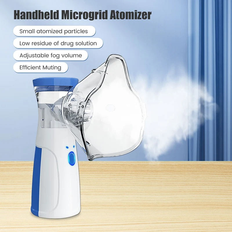Mesh-Vernebler zur Unterstützung der Atemwege; tragbarer Inhalator für Gesundheit & Wellness bei Asthma & Erkältung.