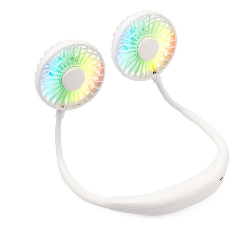 Moderner Nackenventilator für Damen & Herren mit Duftfunktion, ein praktisches Gadget für heiße Sommertage.