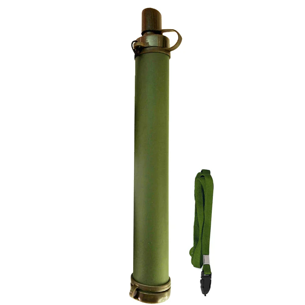Leichter & tragbarer Wasserfilter für alle Outdoor-Aktivitäten, Camping, Wandern & Survival-Kits.
