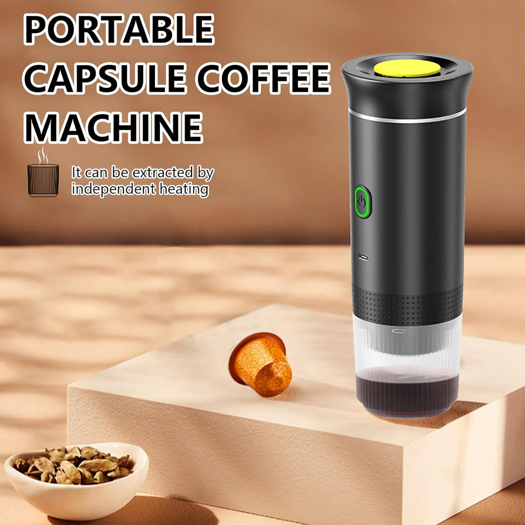 Schneller & frischer Espresso jederzeit mit dem Raverno 3-in-1 Akku-Kaffeebereiter für Reise & Camping.