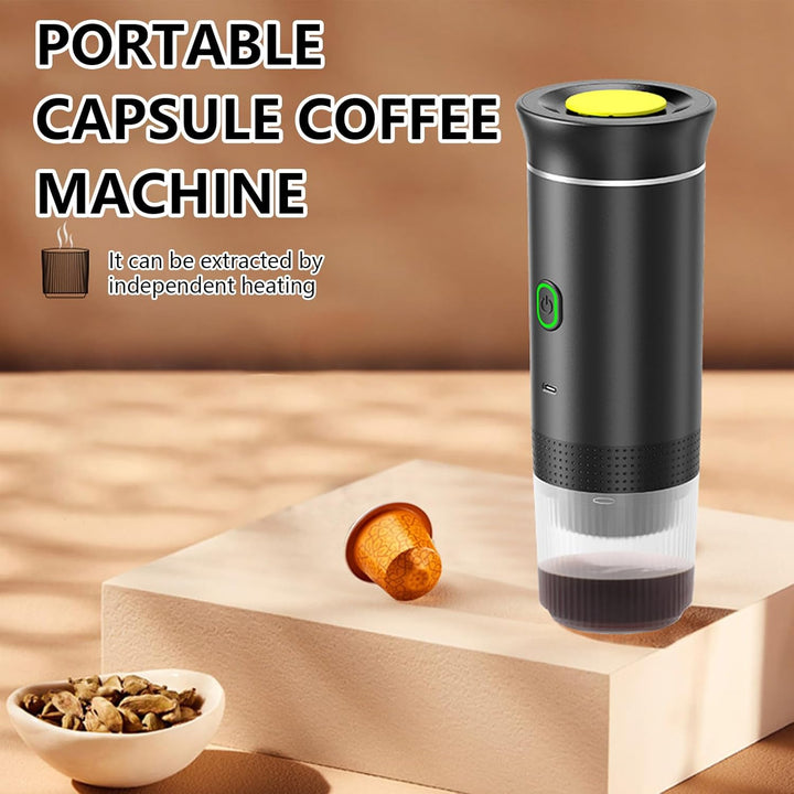 Schneller & frischer Espresso jederzeit mit dem Raverno 3-in-1 Akku-Kaffeebereiter für Reise & Camping.