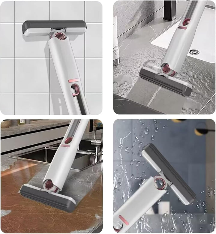 Der tragbare Arivon Mini-Mopp mit innovativem Selbstquetsch-System für hygienische Bodenreinigung überall.