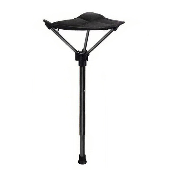 Tragbarer Teleskop Klappstuhl für Outdoor, Camping & Angeln. Leichtgewicht Faltstuhl für unterwegs.