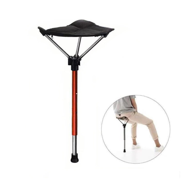 Leichtgewicht Teleskop Faltstuhl, ideal für unterwegs. Kompakt & tragbar für Outdoor, Angeln, Camping.