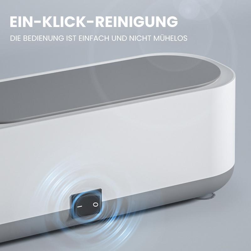 Pflege-Gadget: Schonender Ultraschallreiniger zur Werterhaltung von Schmuck, Brillen und Accessoires.