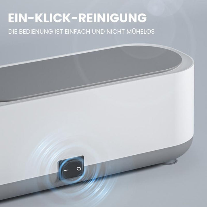 Pflege-Gadget: Schonender Ultraschallreiniger zur Werterhaltung von Schmuck, Brillen und Accessoires.