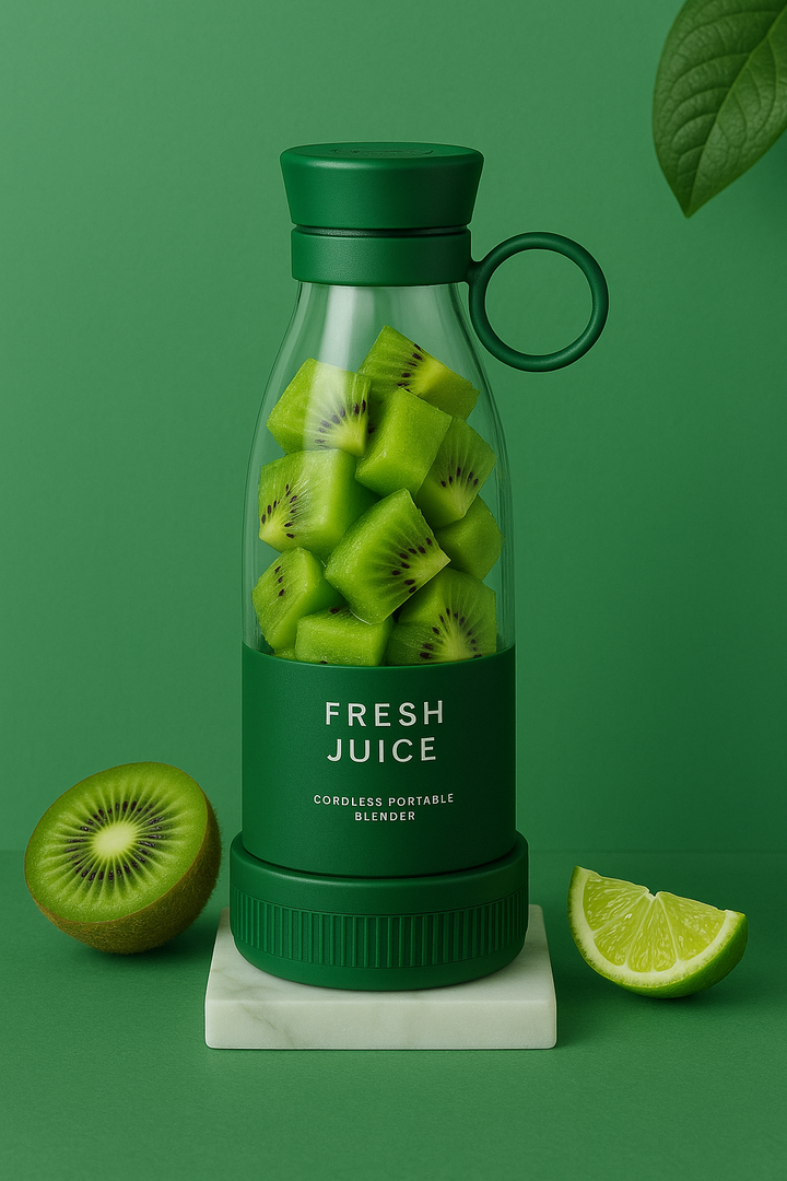 Praktischer Mini Mixer to go mit USB für gesunde Shakes und Obstmixer unterwegs. Dein Fitness-Partner.
