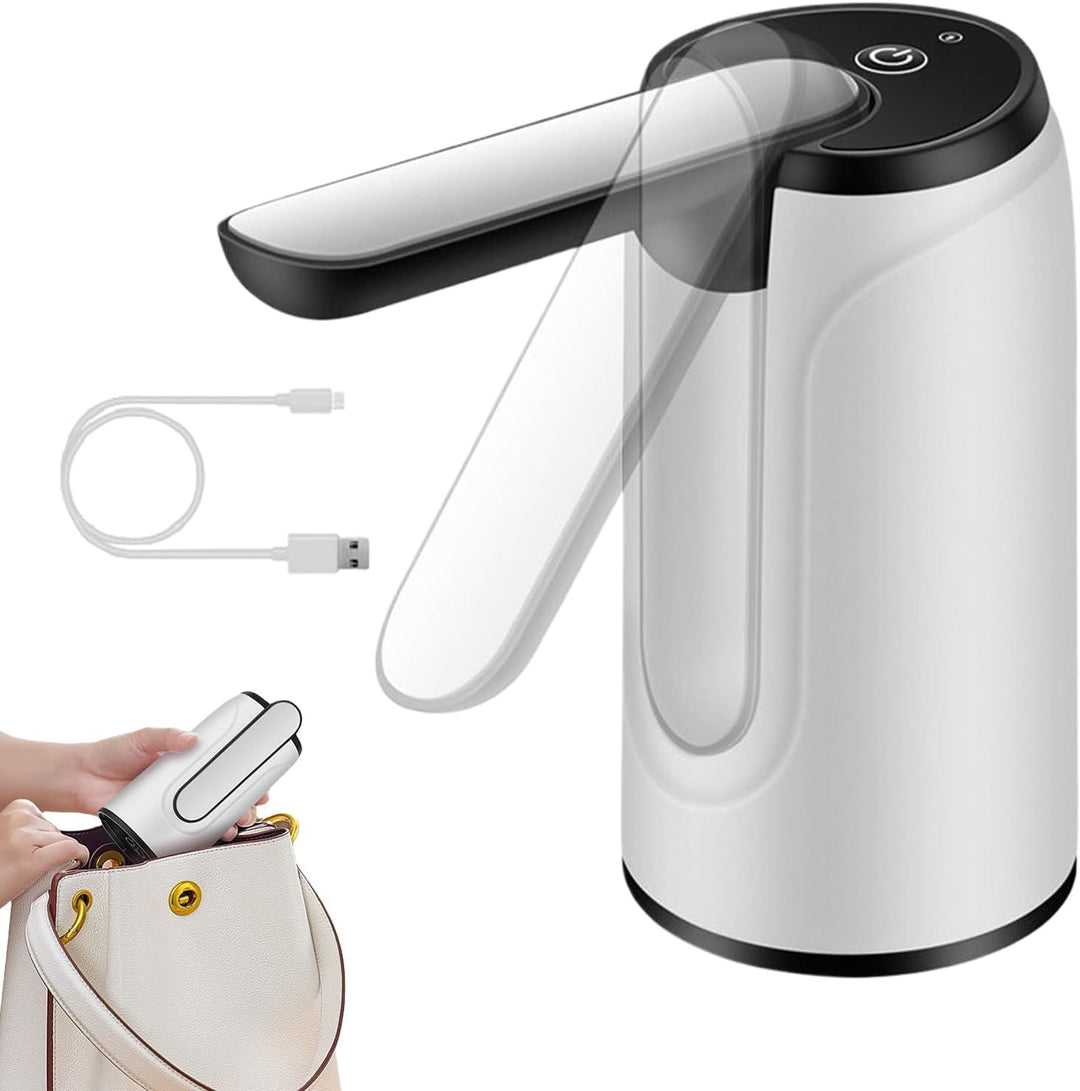 Tragbarer USB-Wasserspender Hydravo; automatisch & hygienisch für Zuhause, Büro oder unterwegs.