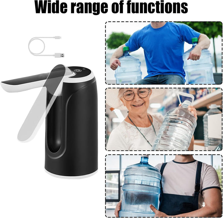 Hygienischer Wasserdispenser für Kinder & Erwachsene; tragbar, aufladbar für gesunde Hydration.