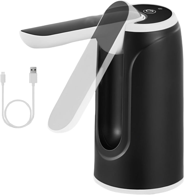 Automatischer Wasserhahn für Flaschen; USB-aufladbar, perfekt für Picknicks und Events.