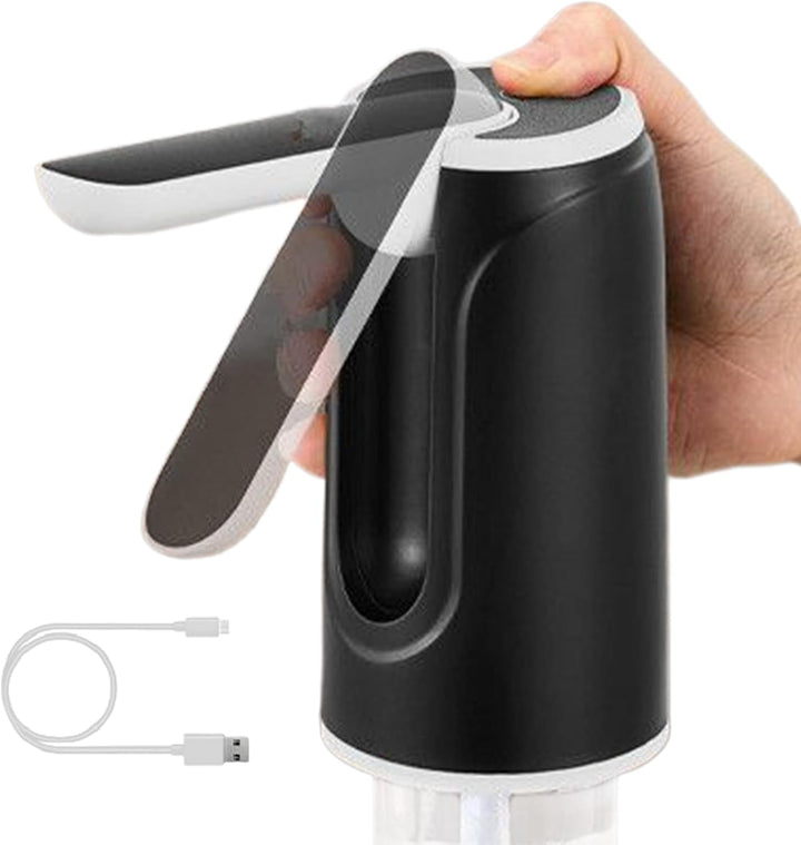 Schnelle, hygienische Wasserabgabe mit dem tragbaren Hydravo USB-Wasserspender, überall.