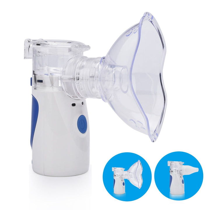 Medizinischer Inhalator zur Linderung von Erkältungssymptomen und Atemwegsbeschwerden. Schnelle Therapie.