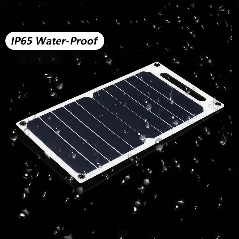 Wetterfestes 30W Solarpanel mit USB-Port, faltbar, versorgt Outdoor-Geräte nachhaltig mit Strom.