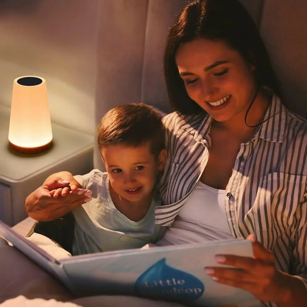 Flexibles, tragbares Nachtlicht mit einfacher Touch-Bedienung und praktischer Fernbedienung für jeden Raum.