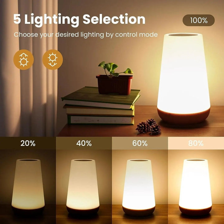 Sicheres tragbares LED Nachtlicht für Kinderzimmer, dimmbar mit Touch und Fernbedienung, beruhigendes Licht.