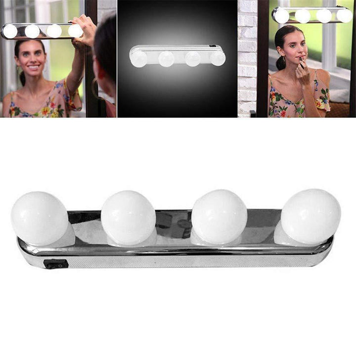 Kabelloses LED Licht, dimmbar, als Spiegellicht; optimale Beleuchtung für Ihre Beauty-Routinen.