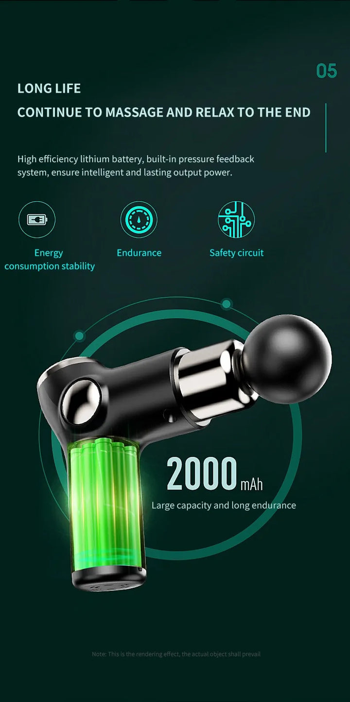 Sportmassage-Gadget: Tragbares Gerät für schnelle Erholung.