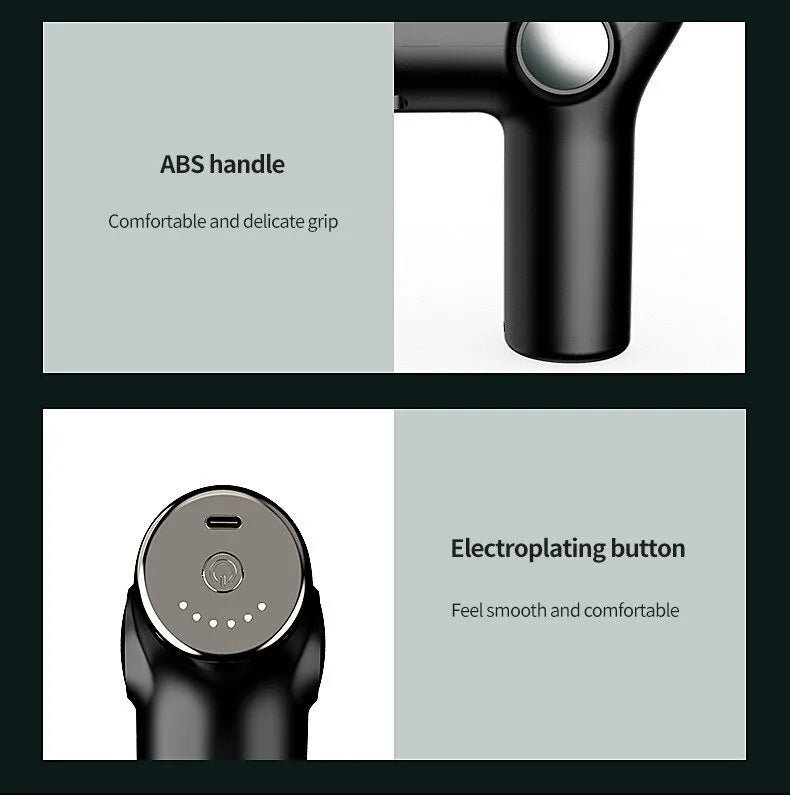 Vibrationsmassagegerät, leicht und kraftvoll, für Tiefenentspannung.