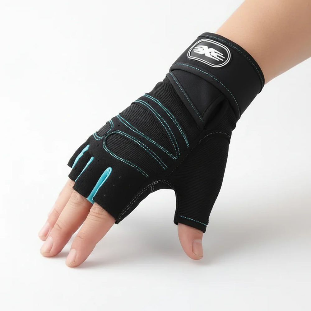 Robuste Trainingshandschuhe mit Handgelenkstütze für Workout & Fitness. Bieten Schutz, Grip & Stabilität.