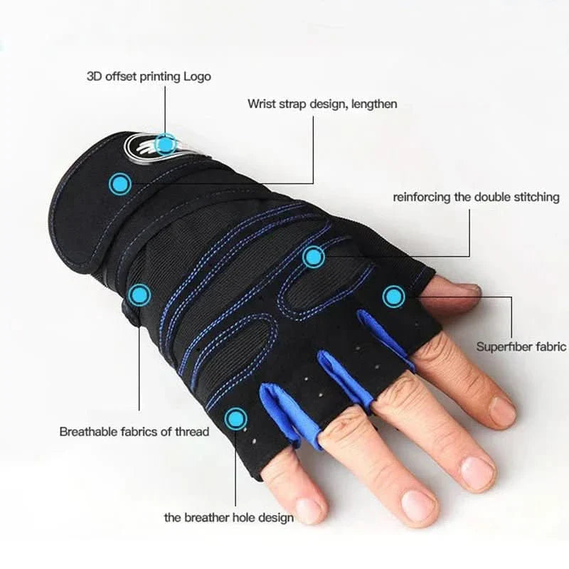 Ergonomische Trainingshandschuhe mit Handgelenkstütze für intensives Workout & Fitness. Schockresistent & schützend.