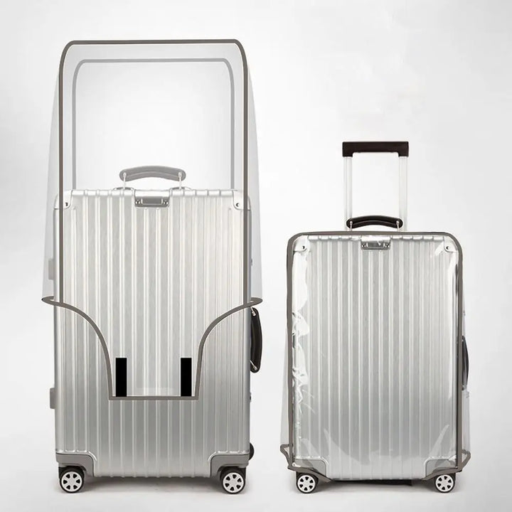 Langlebige Kofferhülle transparent, wasserdichter & staubdichter Gepäckschutz für sorglose Reisen.
