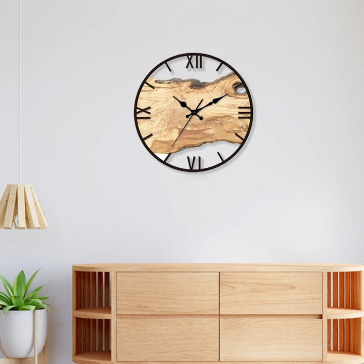 Zeitlose transparente Wanduhr im modernen Minimal-Design aus hochwertigem Acryl für Büro & Heim.