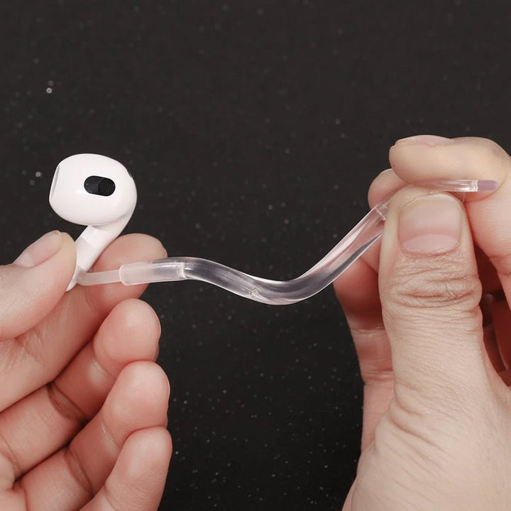 Anti-Rutsch Silikon Ohrhaekchen für In-Ear Kopfhörer; ideal für Fitness, Laufen und aktive Bewegungen.