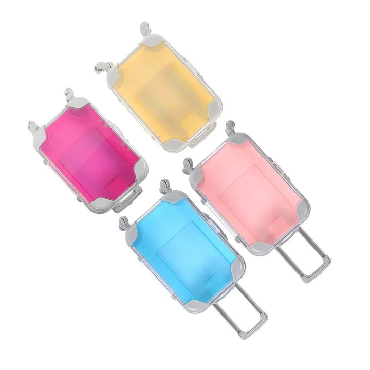 Vielseitiger transparenter Kosmetik-Organizer für Wimpern, Make-up und andere Beauty-Produkte.