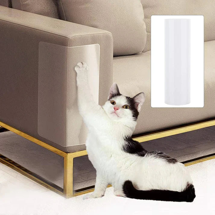 Unsichtbarer Möbelschutz für Katzen: Schützt Polstermöbel & Textilien effektiv vor Kratzspuren & Krallen.